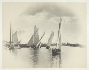 En seglingsmatch på Horning av Peter Henry Emerson