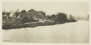 Brickfield vid floden Bure (Norfolk) av Peter Henry Emerson