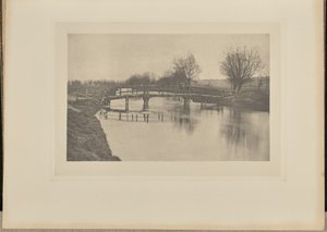 Gångbro nära Cheshunt av Peter Henry Emerson