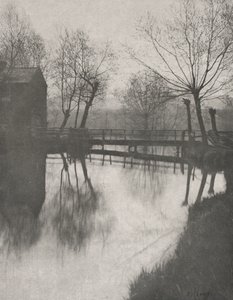 Gångbro nära Chingford av Peter Henry Emerson
