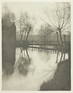 Gångbro nära Chingford av Peter Henry Emerson