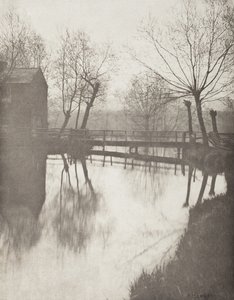 Gångbro nära Chingford av Peter Henry Emerson