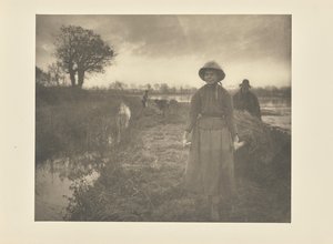 Höskörd i sankmarken av Peter Henry Emerson