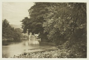 Rowsley Bridge, vid floden Derwent av Peter Henry Emerson
