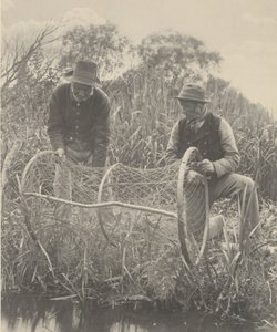 Uppsättning av bognätet,1886 (foto) av Peter Henry Emerson