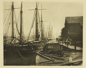 Kajerna vid middagstid av Peter Henry Emerson