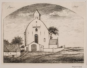 Bjernede kyrka av Peter Herman Rasmussen