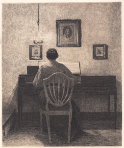 Lekande dam av Peter Vilhelm Ilsted