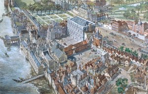 Old London Reconstructed: The Palace of Whitehall omkring 1680