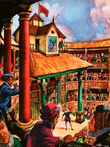Shakespeare på Globe Theatre av Peter Jackson