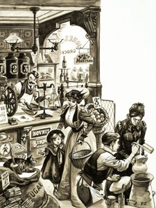 Shopping under edvardiansk tid av Peter Jackson