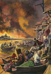 Den stora branden i London 1666 av Peter Jackson
