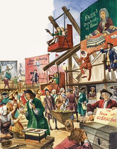 The Wonderful Story of Britain: Fairs and Fun for the People. Bartolomeusmässan av Peter Jackson