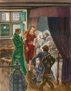 Mozarts död i Wien 1791, endast trettiofem år gammal av Peter Jackson