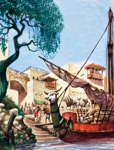 Lossning av en handelsbåt av Peter Jackson