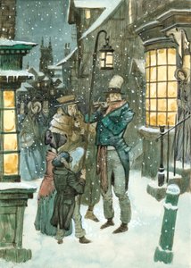 Victoriansk julscen av Peter Jackson