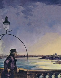William Wordsworth, Upon Westminster Bridge (lito i färg) av Peter Jackson