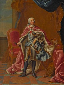 Porträtt av Karl VII, den helige romerske kejsaren 1697-1745, 1743.