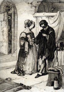 Greven av Essex Robert Devereux (1565-1601) dömd till döden för förräderi överlämnade Elizabeth Howard, grevinna av Nottingham och Lady of Honor av Elisabeth Iere av England, ett ringlöfte om sin lojalitet till drottningen