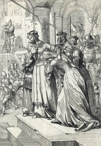 Avrättningen av Lady Jane Gray (Jeanne Grey) (1537-1554) Jane Gray avrättades 1554 i Tower of London (avrättning av Lady Jane Grey) Fjäderteckning från Anton Zieglers "Historische Memorabilian des In-und Auslandes"