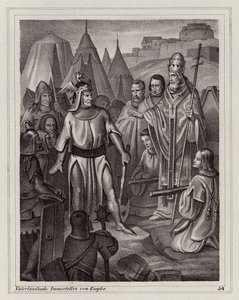 Grundandet av Venedig, 500-talet (gravyr)