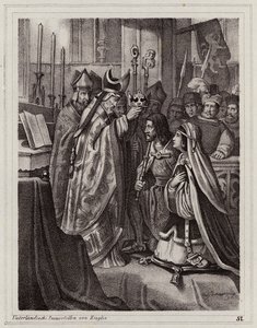 Äktenskap mellan Ottokar II av Böhmen och Kunigunda av Slavonien av Peter Johann Nepomuk Geiger