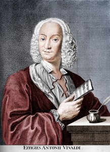 Antonio Vivaldi, italiensk barockkompositör, katolsk präst och virtuos violinist, 1725