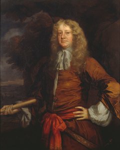 Flaggvakter i Lowestoft: Amiral Sir George Ayscue (aktiv 1646-1671) av Peter Lely