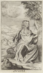 Porträtt av Lucasta (Lucy Sacheverell) av Peter Lely