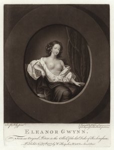 Porträtt av Nell Gwyn av Peter Lely