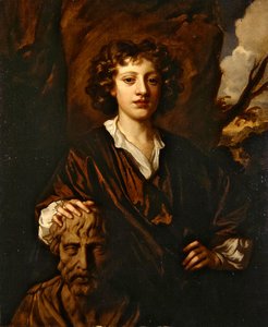 Porträtt av en ung man (olja på duk) av Peter Lely