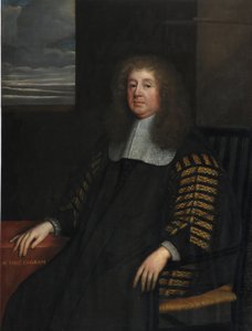Sir Thomas Ingram, kansler i hertigdömet Lancaster (olja på duk) av Peter Lely