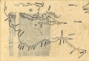 Karta över Karibien av Peter Martyr d