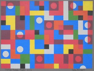OVERLAY-MODULE-MALTA, 2017 (AKRYL PÅ PAPPER)