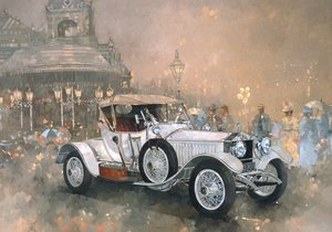 Ghost in Scarborough (olja på duk) av Peter Miller