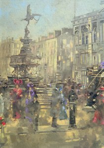 Piccadilly Circus c.1890 av Peter Miller