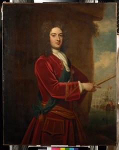 Porträtt av amiral James Berkeley av Peter Monamy