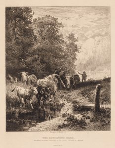 Den återvändande hjorden av Peter Moran