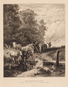 Den återvändande flocken, ca. 1885.