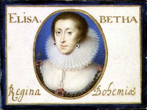 Porträtt av Elizabeth, drottning av Böhmen