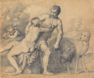 Venus och Adonis av Peter Oliver