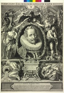 Heliga romerska kejsaren Ferdinand II av Peter Paul (after) Rubens