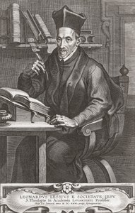 Leonardus Lessius, porträtt. av Peter Paul (after) Rubens