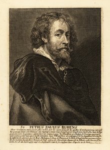 Porträtt av Sir Peter Paul Rubens, flamländsk konstnär och diplomat av Peter Paul (after) Rubens