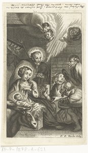 Tillbedjan av herdarna av Peter Paul Bouché