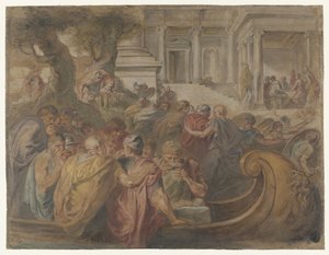 Odysseus och följeslagarnas ankomst till Circe av Peter Paul Rubens (possibly)