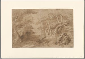 Landskap med älskande par av Peter Paul Rubens (school of)