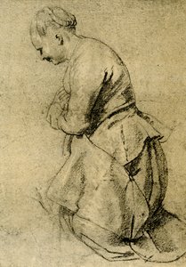 En bedjande herdekvinna av Peter Paul Rubens