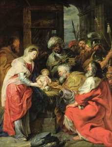 Adoration of the Magi, 1626-29 (oljeduk) av Peter Paul Rubens