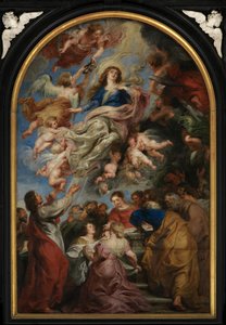 Jungfruns antagande av Peter Paul Rubens